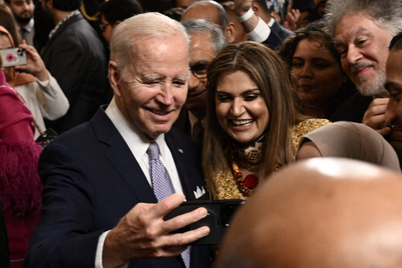 Biden Selfie