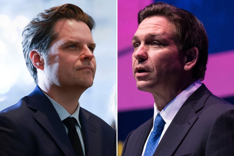 Matt Gaetz Questions Ron DeSantis's Motives