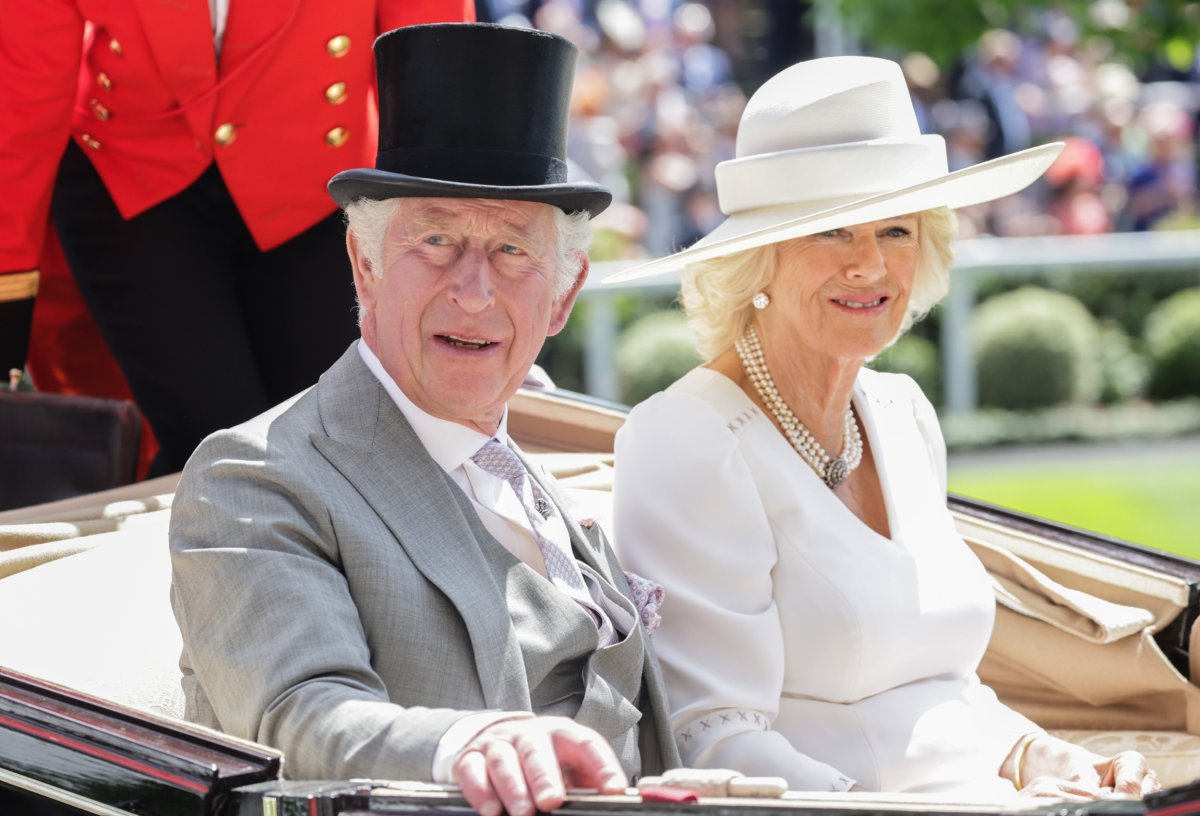 King Charles and Queen Camilla in Carriage
