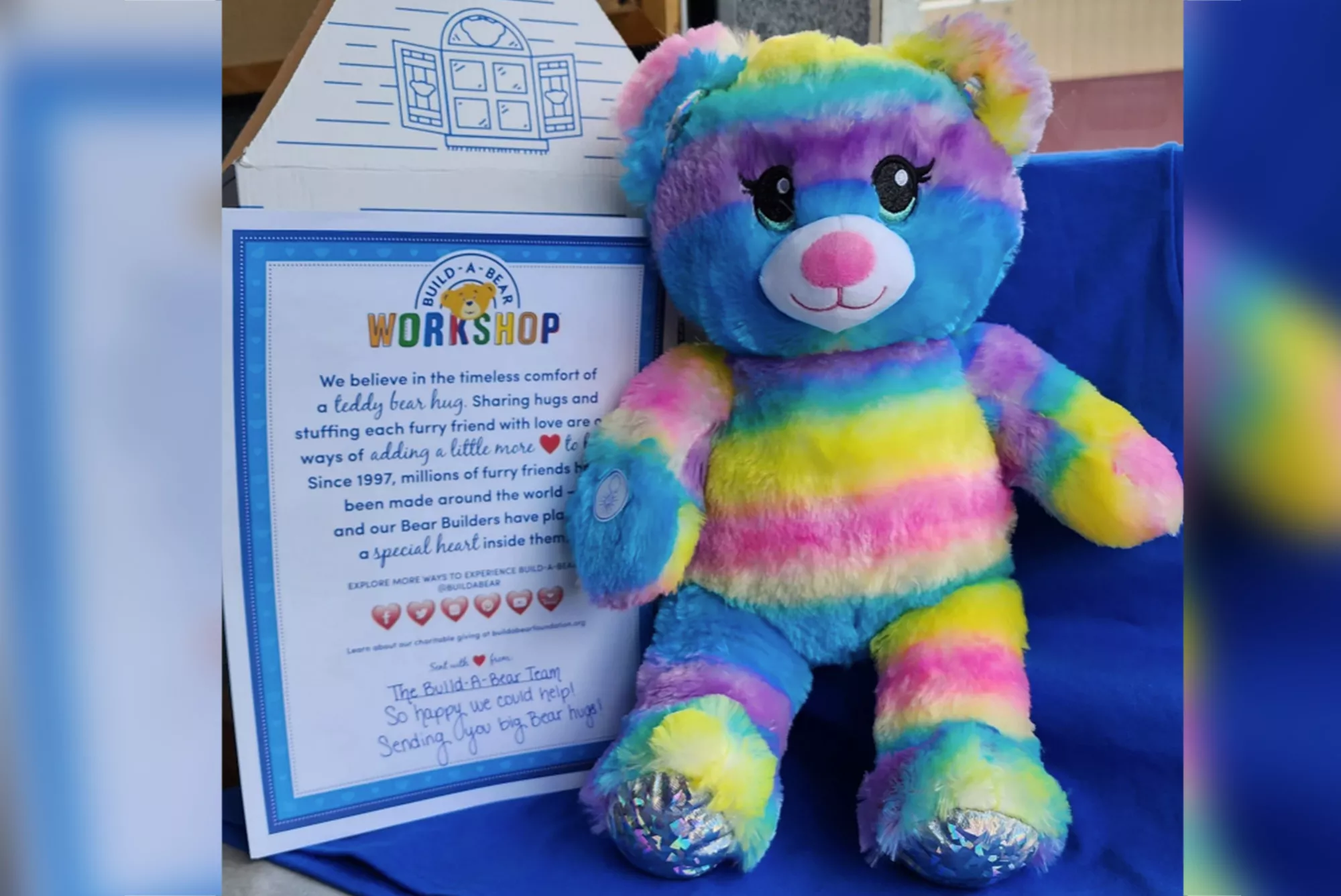 Girl Who Lost Teddy With Sound of Late Mother's Heartbeat Is Gifted Replica - Vimarsana News