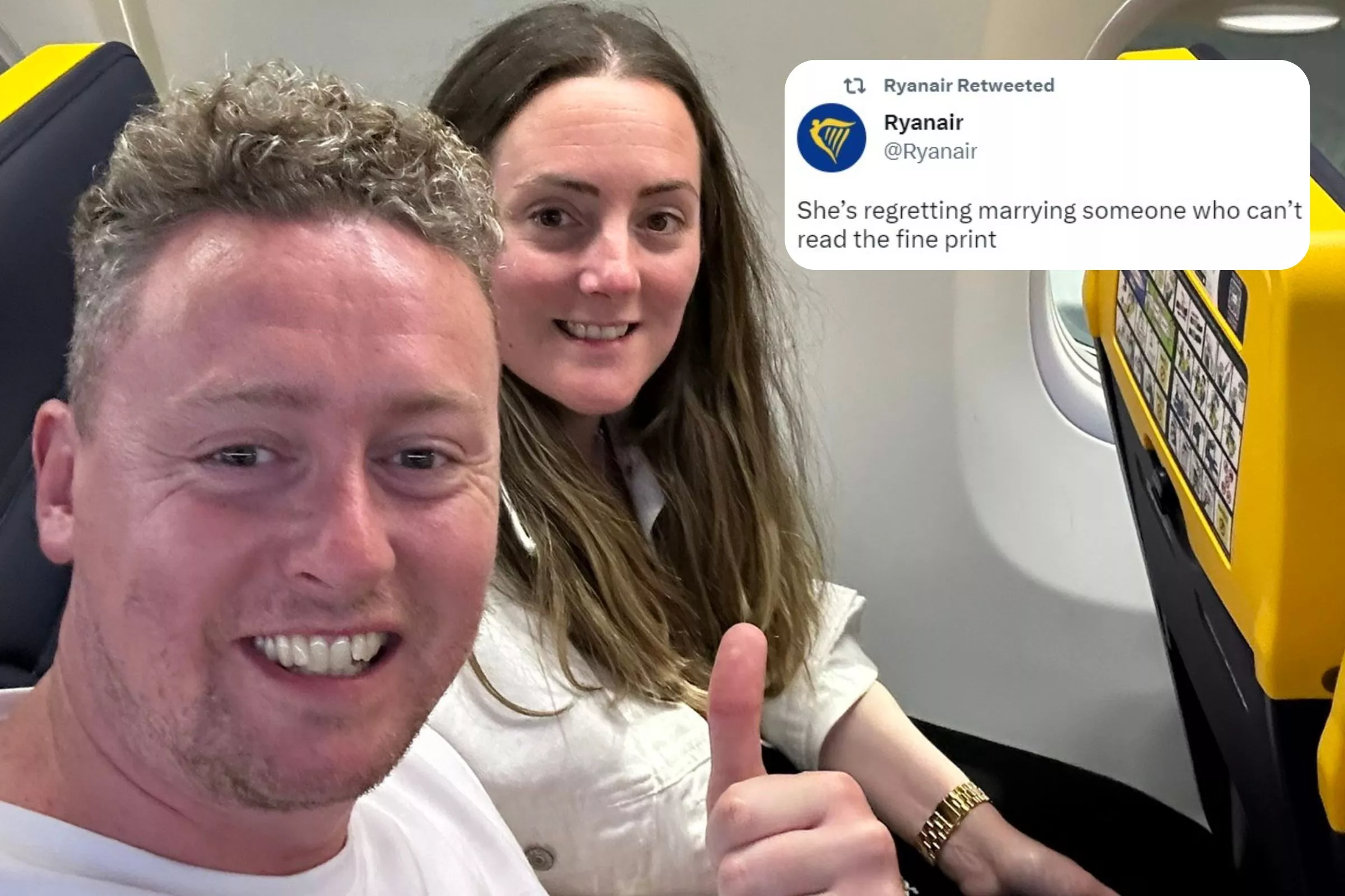 Airline Trolls Newlywed Couple in Viral Tweet: 'She's Regretting Marrying' - Vimarsana News