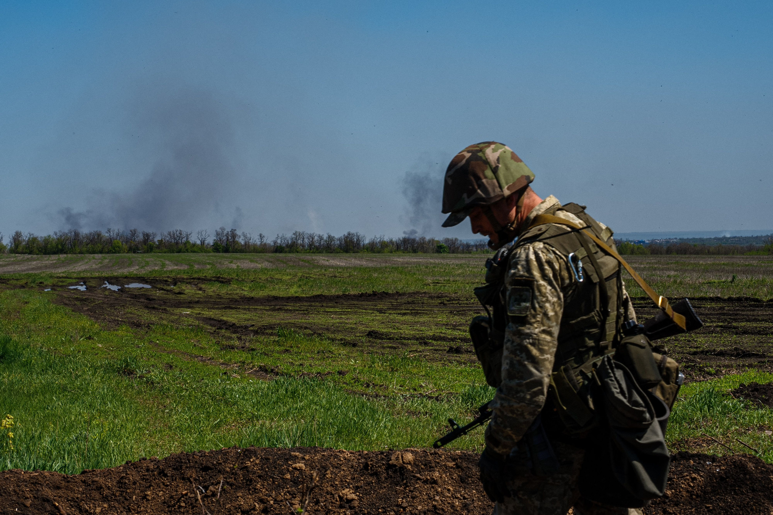 Bakhmut On Fire As Ukraine Accuses Russia of Using 'Phosphorus Bombs'