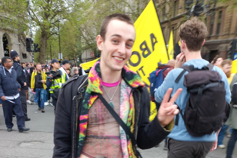 Patrick Thelwel Coronation Protest