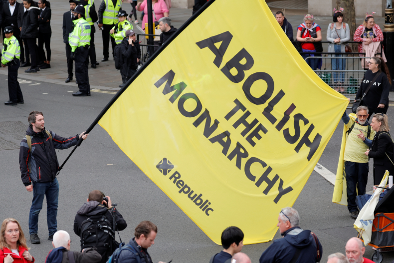 Anti-Monarchy Protest Kings Coronation