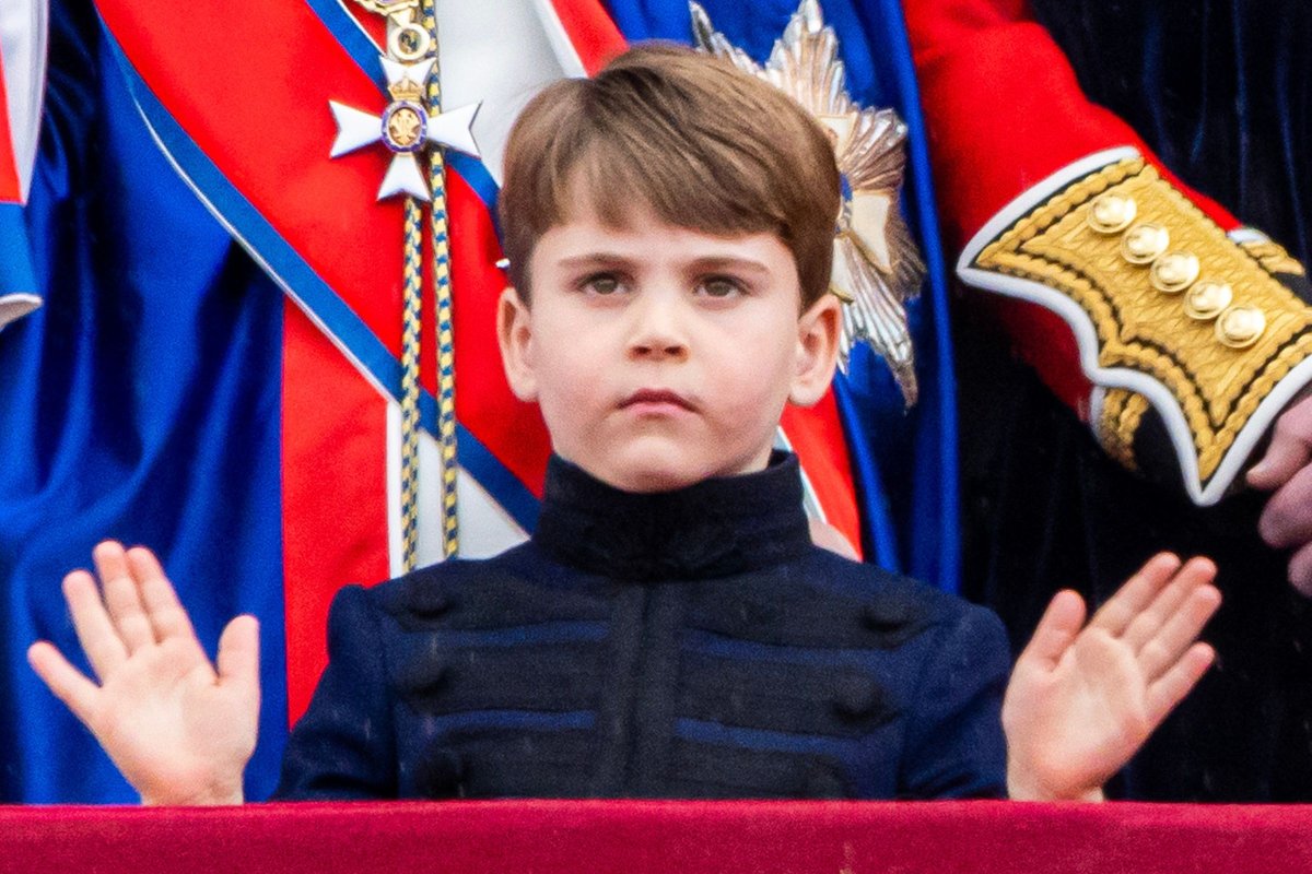 Prince Louis on Buckingham Palace Balcony