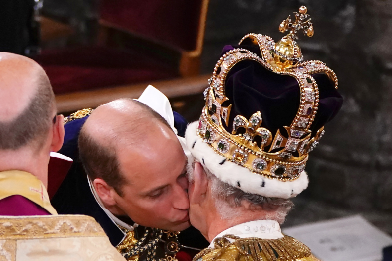 Prince William and King Charles III Coronation