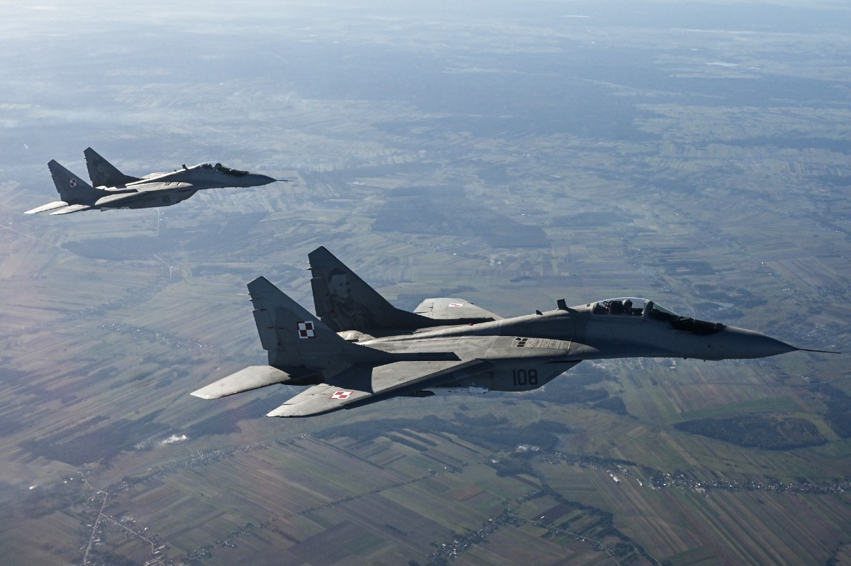 Siły powietrzne Ukrainy wzmocnione przybyciem myśliwca MiG-29