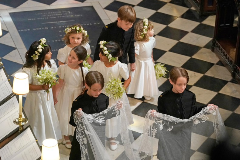 Prince Harry and Meghan Markle Bridesmaids Pageboys