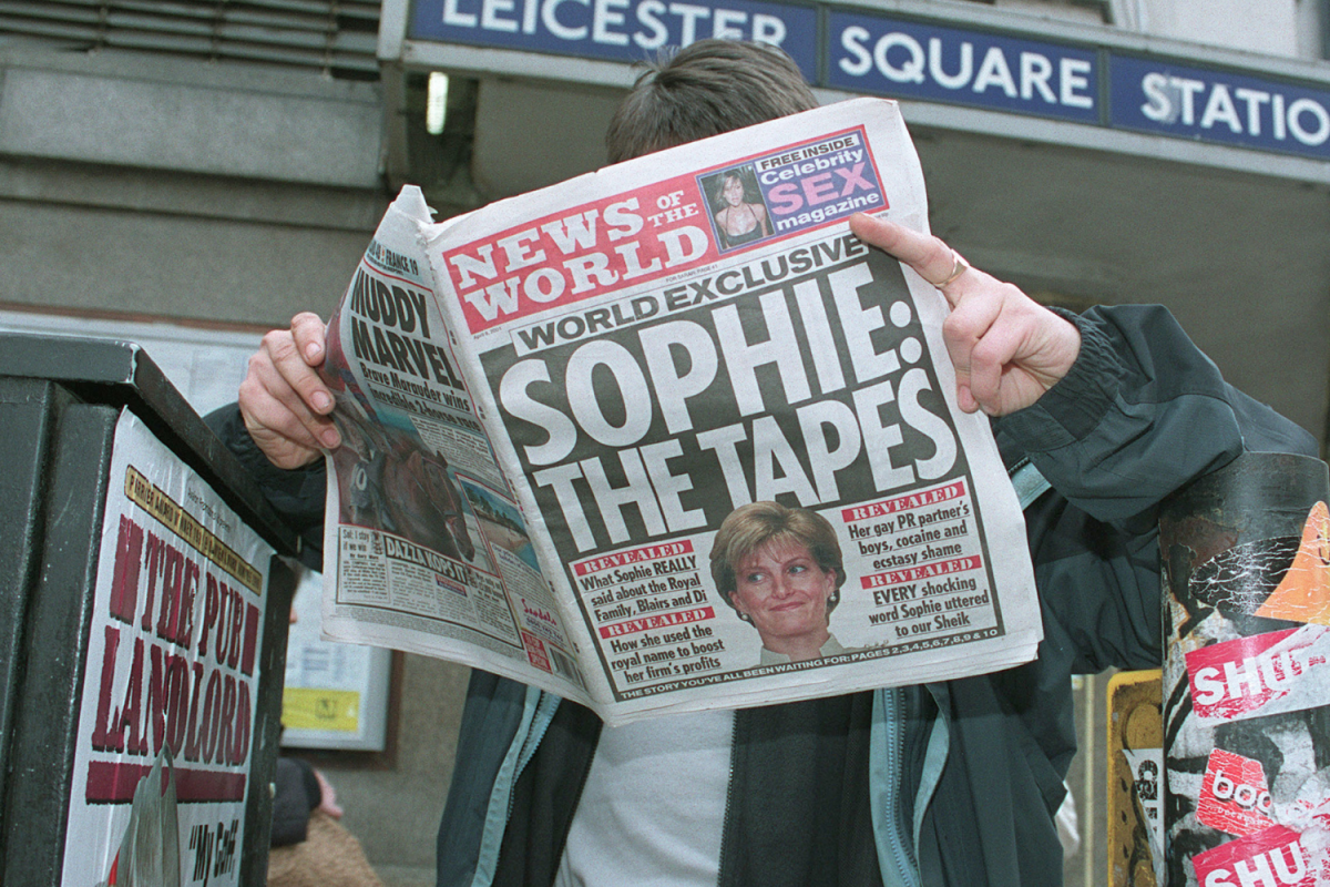 Sophie Duchess of Edinburgh Newspaper Sting