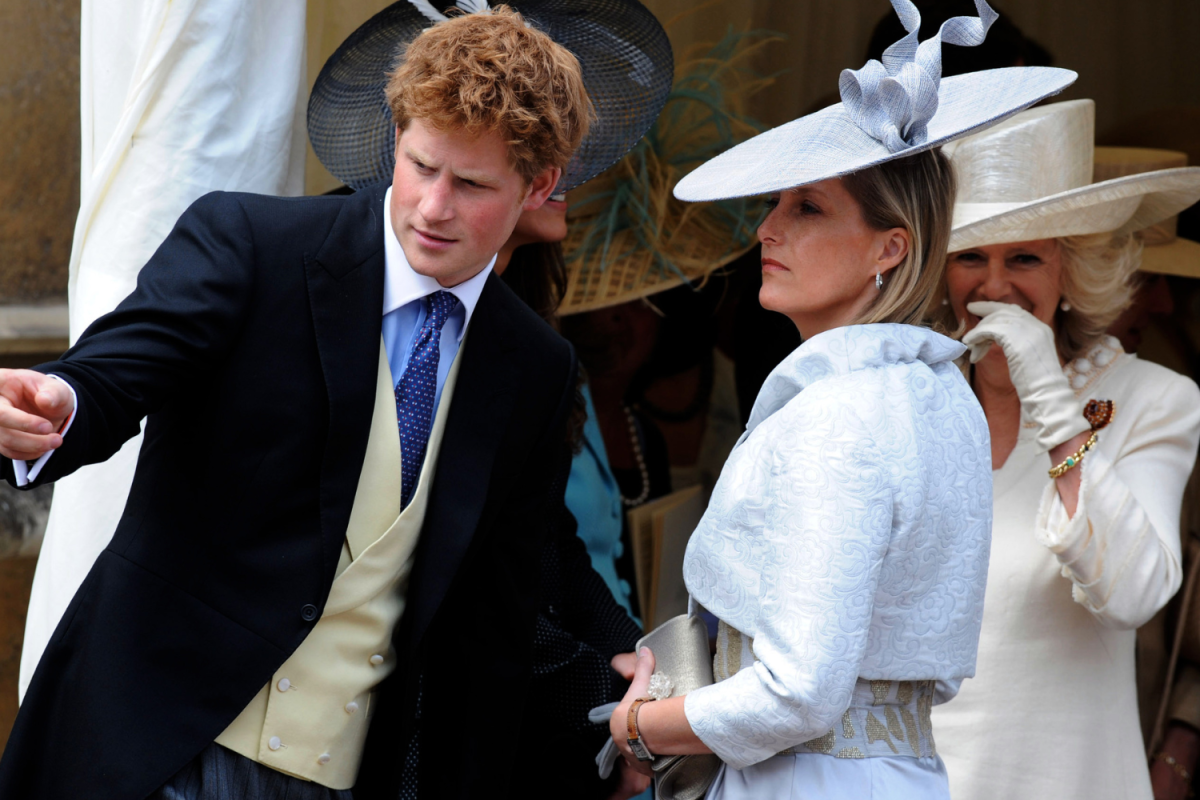 Sophie, Duchess of Edinburgh and Prince Harry
