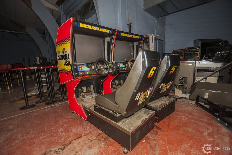 The abandoned casino games and slots.