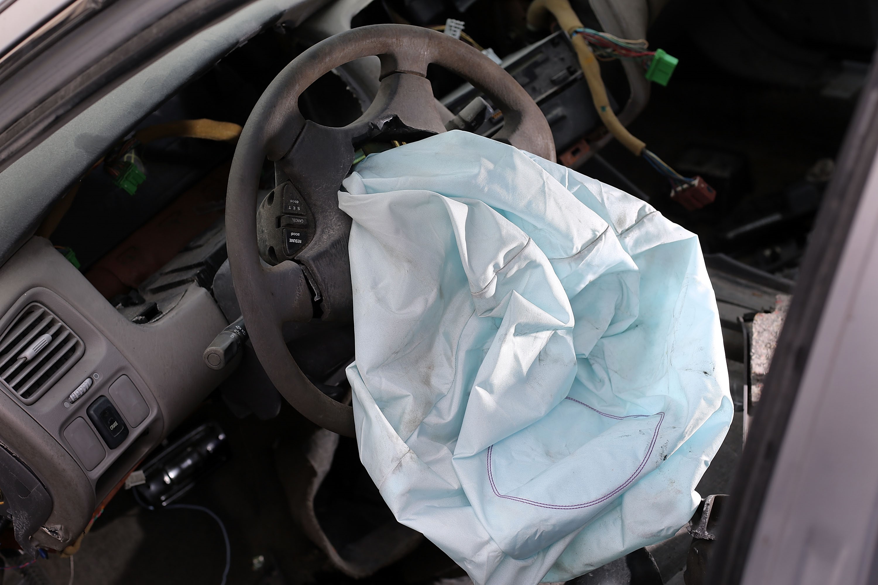 More used vehicles turning up with missing airbags