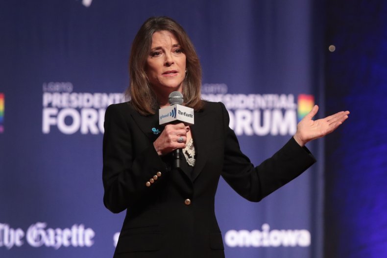 Marianne Williamson 2024 transgender rights
