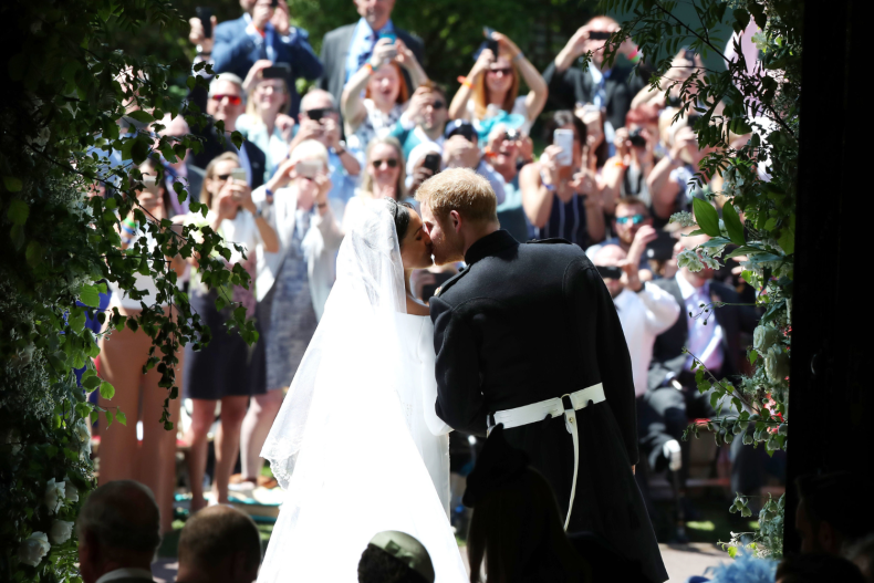 Meghan Markle and Prince Harry Wedding Kiss