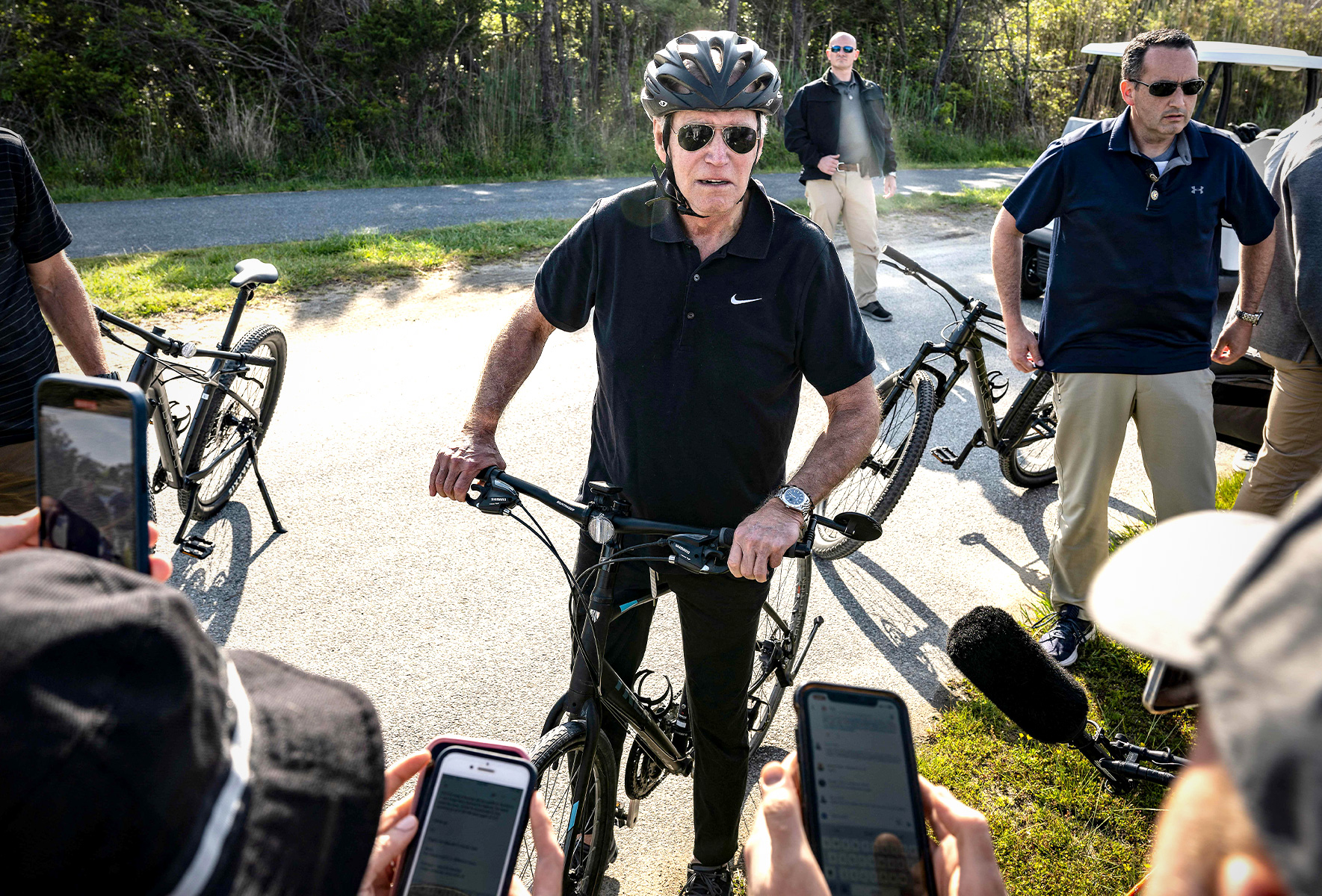 Biden Takes Shot at Media Over Border