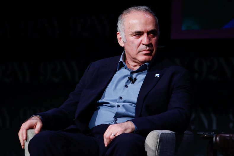 Russian opposition figure Garry Kasparov