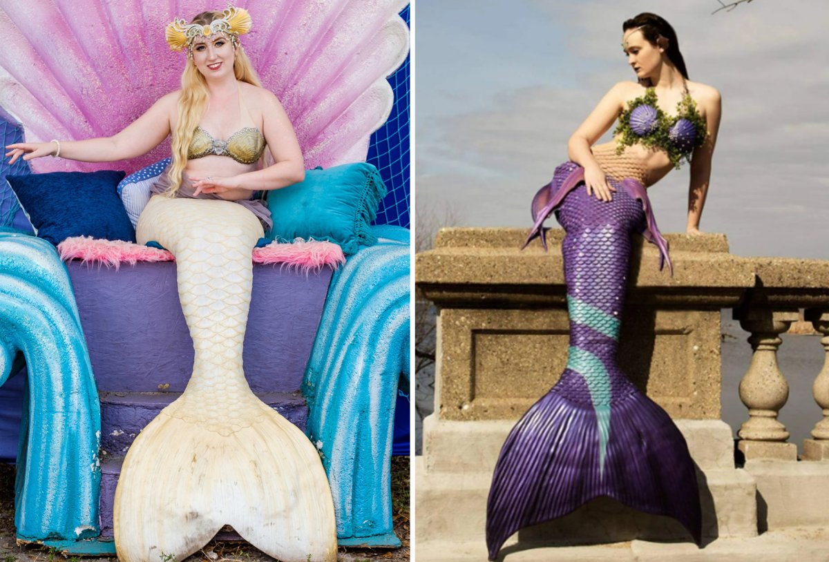 Mermaid Lorelei (left) and Mermaid Echo (right)