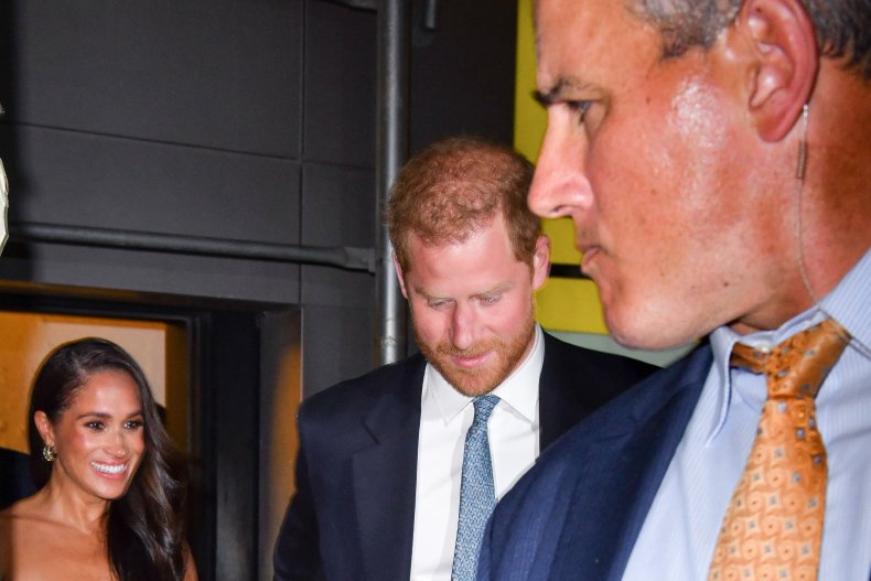 Prince Harry, Meghan Leave Awards Gala