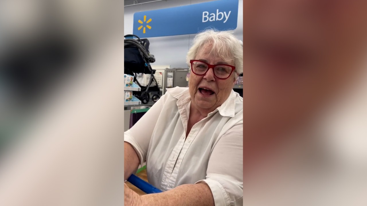 Grandma's Hilarious Prank on Walmart Customers Is Viewed by Over 10 Million