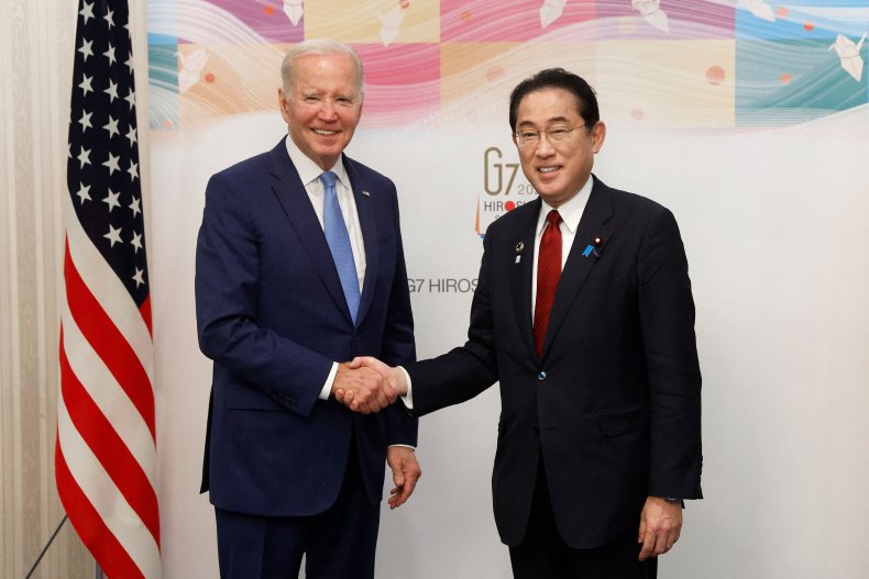 President, Biden, and, Japan, PM, Kishida, Hiroshima