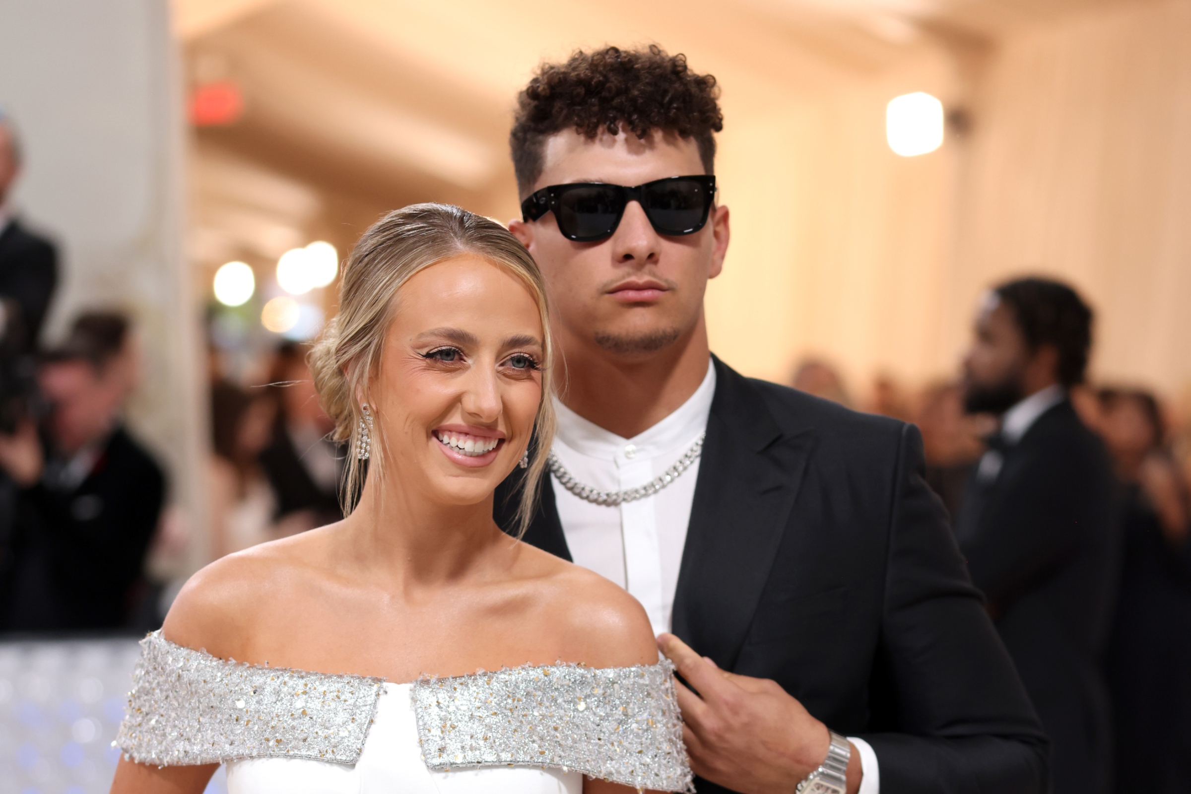 Patrick Mahomes and wife Brittany are a stylish pair at the