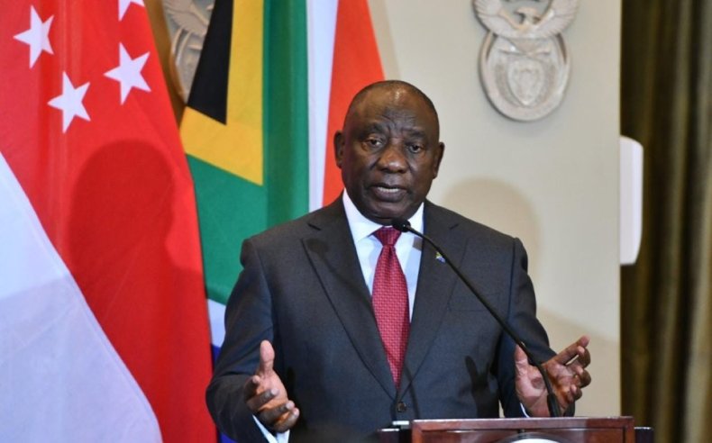 South, Africa, President, Cyril, Ramaphosa, press, conference
