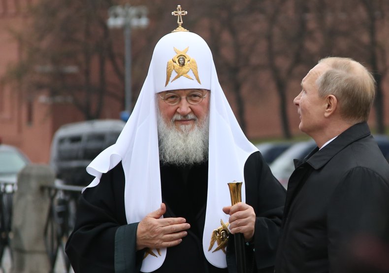 Russian President Vladimir Putin and Patriarch Kirill
