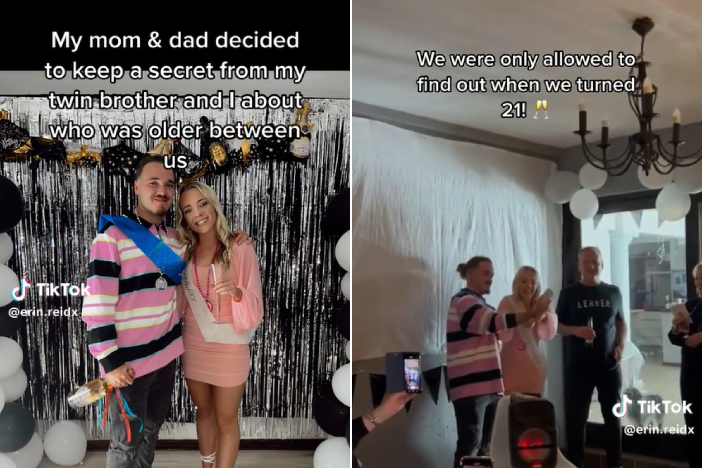 Parents Finally Reveal Birth Secret to Twins on Their 21st Birthday