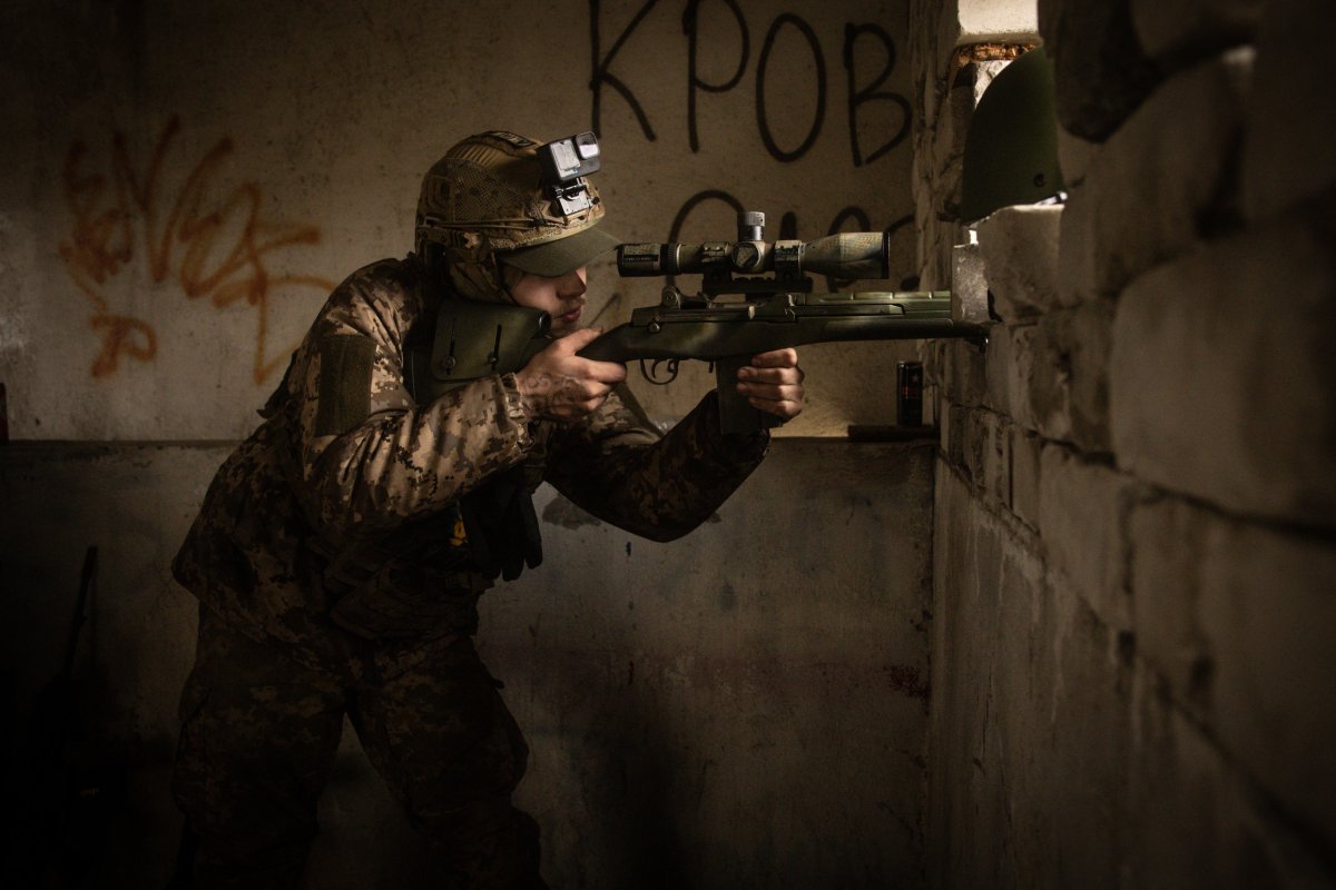 Ukraine's Foreign Legion fighter in Kherson