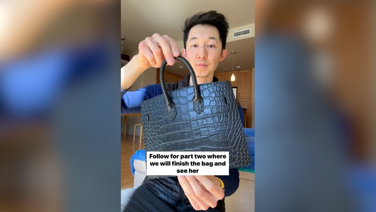 TikToker Crafts Handmade Birkin Bag For His Girlfriend
