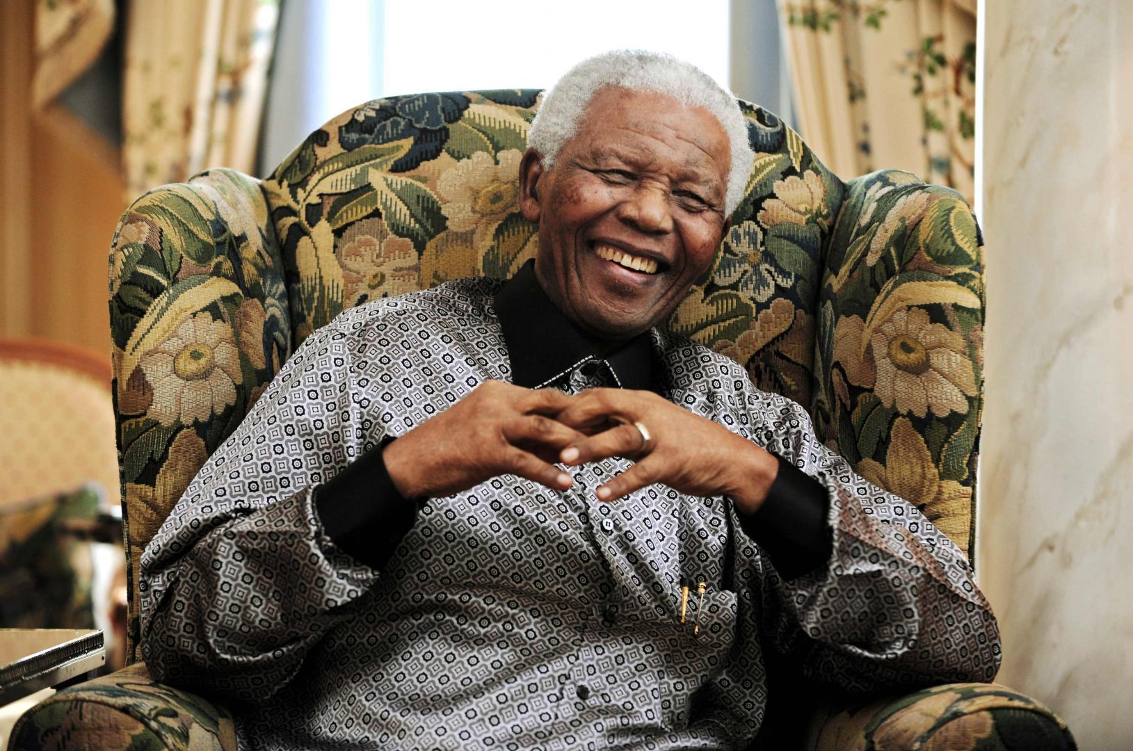 Nelson Mandela. 
