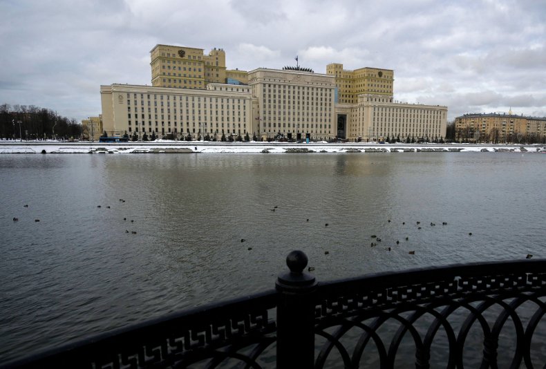 Russian defense ministry building