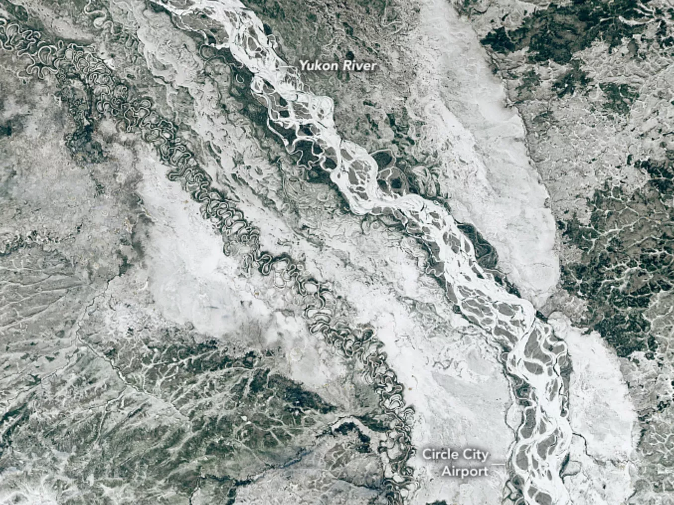 NASA Before and After Images Show Rapid Melt of Alaska Snowpack - Vimarsana News