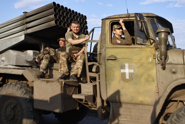Ukrainian soldiers of the 108th Battalion