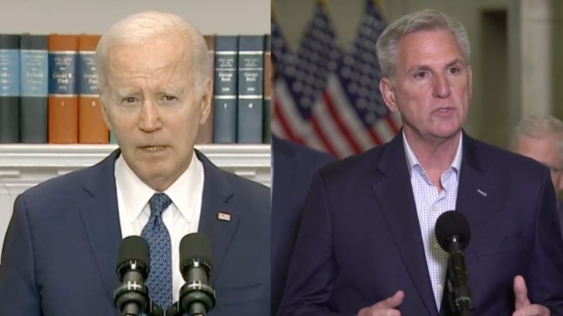 Joe Biden Kevin McCarthy
