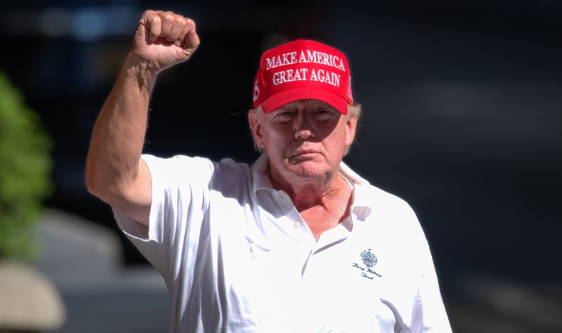 Former president Donald Trump