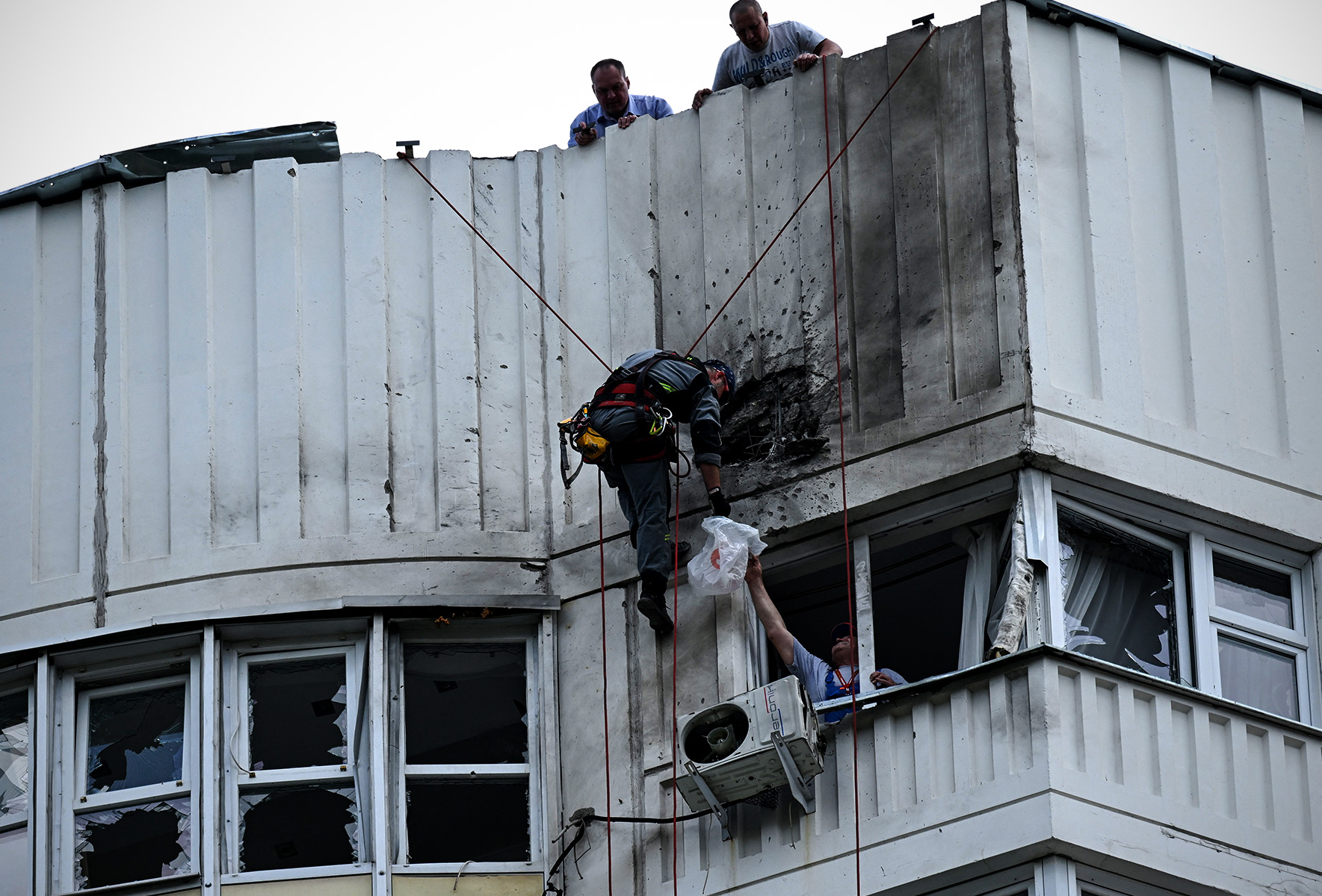 Moscow Explosions As Multiple Drones Hit Russian Capital