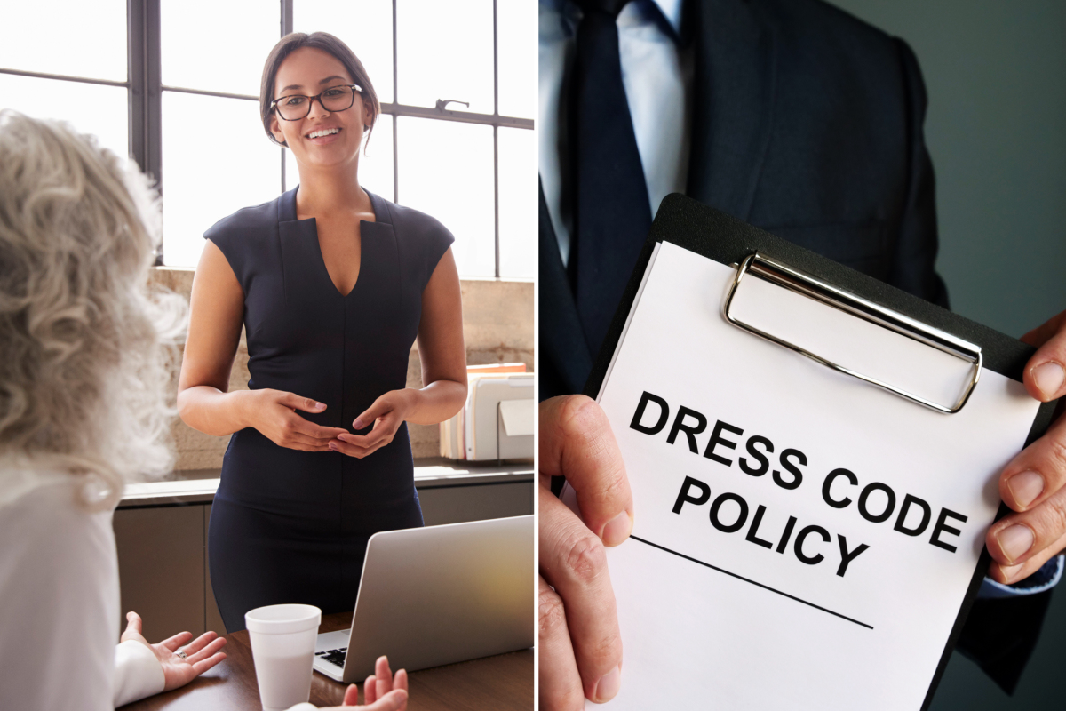 Office dress and dress code note