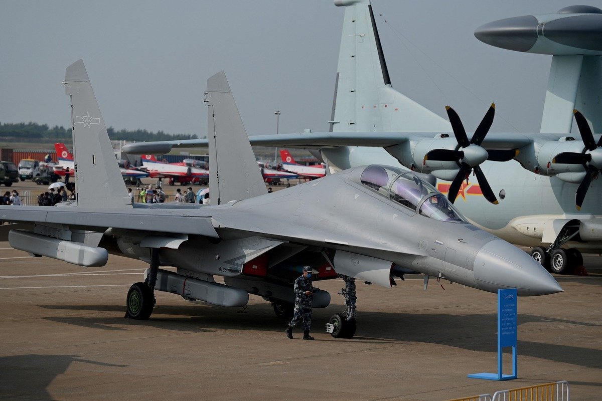 Chinese J-16 multirole strike fighter