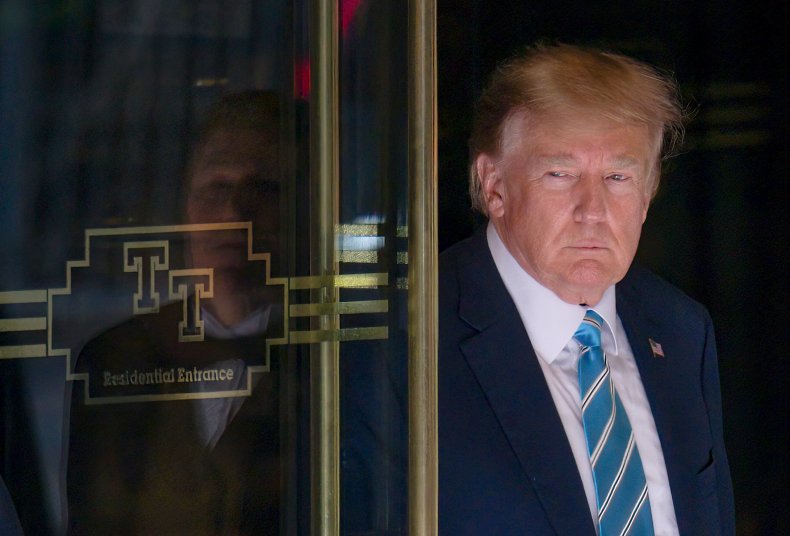 Donald Trump Leaving Trump Towers