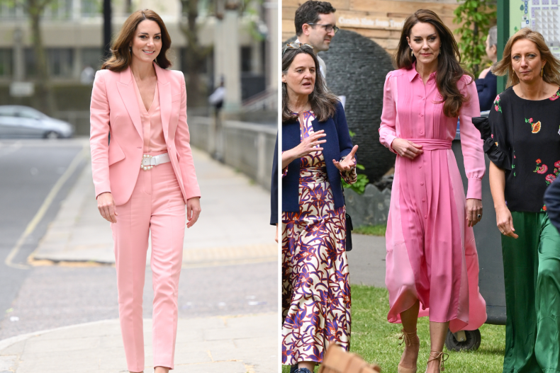 Kate Middleton's 'Pretty in Pink' Fashion Era Highlighted at Royal Wedding