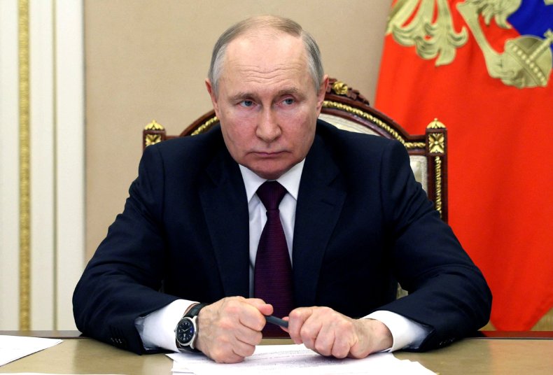 Vladimir Putin in Moscow