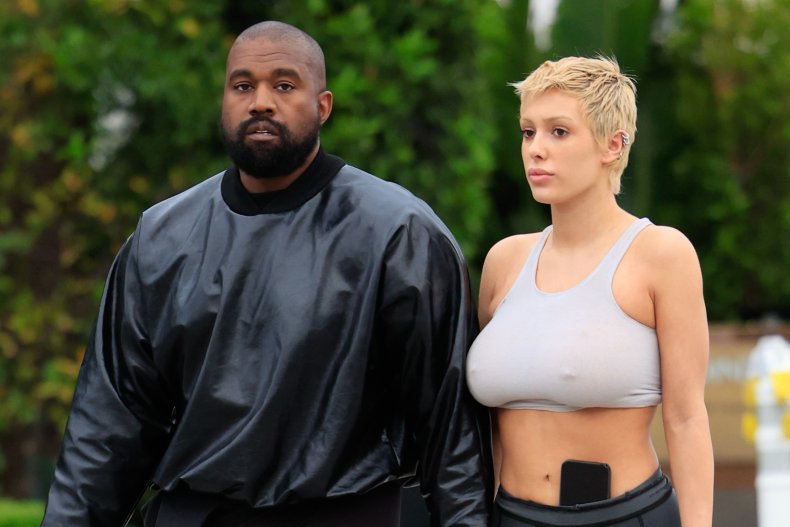 Kanye West and his partner, Bianca Censori