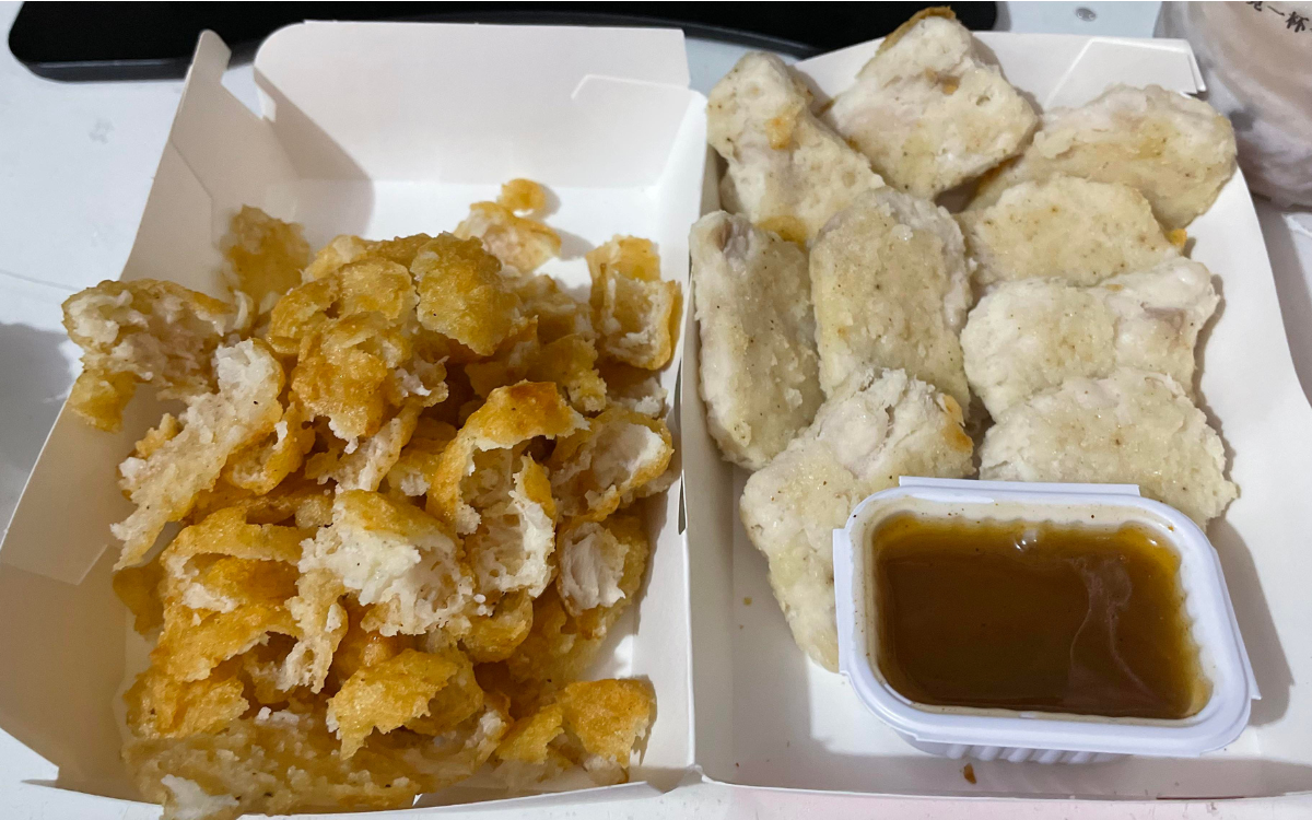 A portion of McDonald's Chicken McNuggets. 
