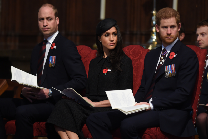 Prince William, Meghan Markle and Prince Harry