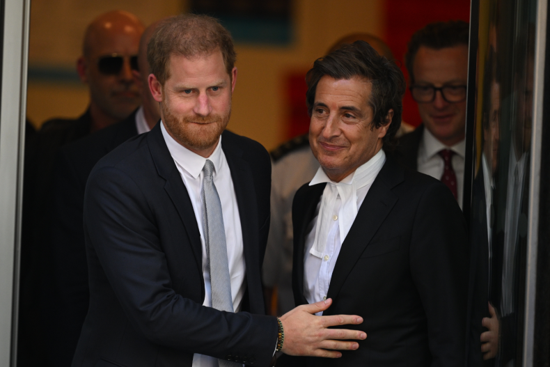 Prince Harry and David Sherborne
