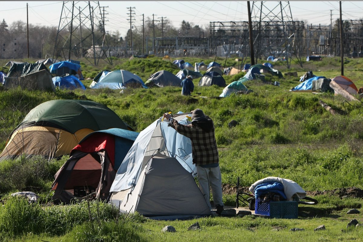 homeless camp