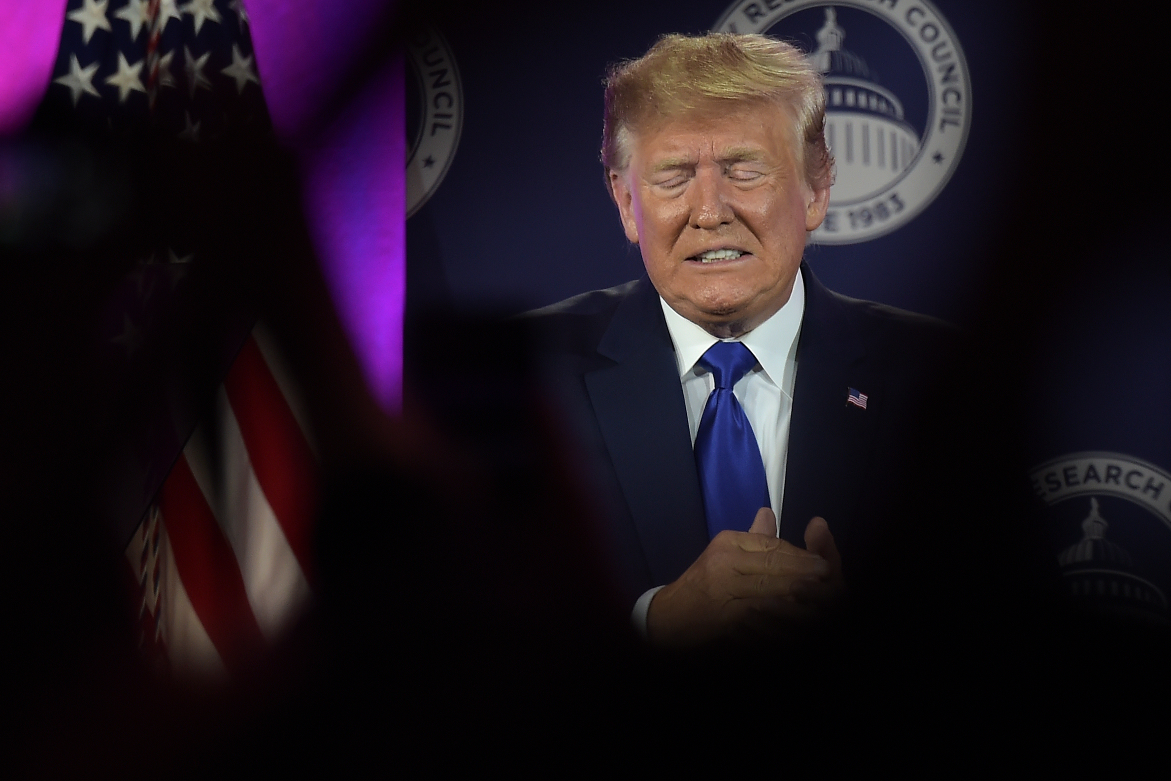 Fact Check: Is Donald Trump Crying in Video After Indictment?