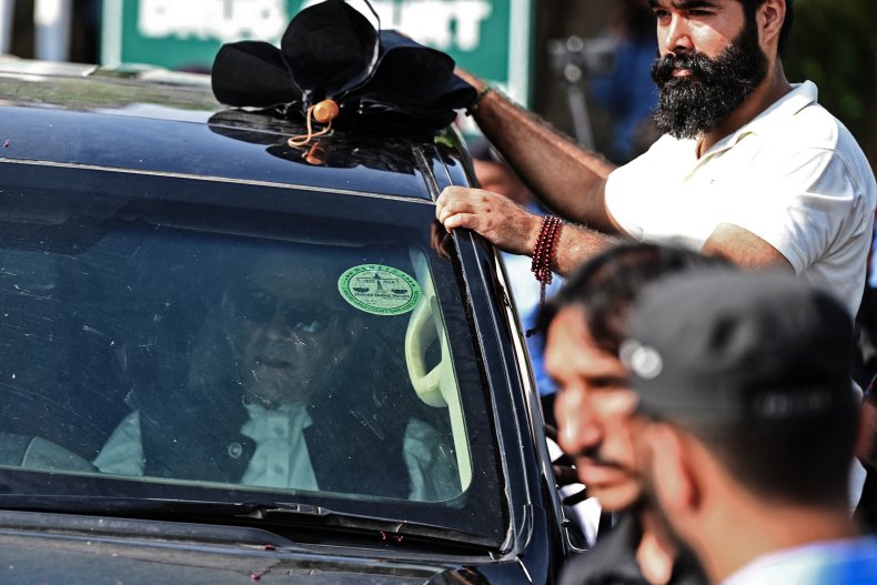 Pakistan, former, PM, Imran, Khan, leaving, court
