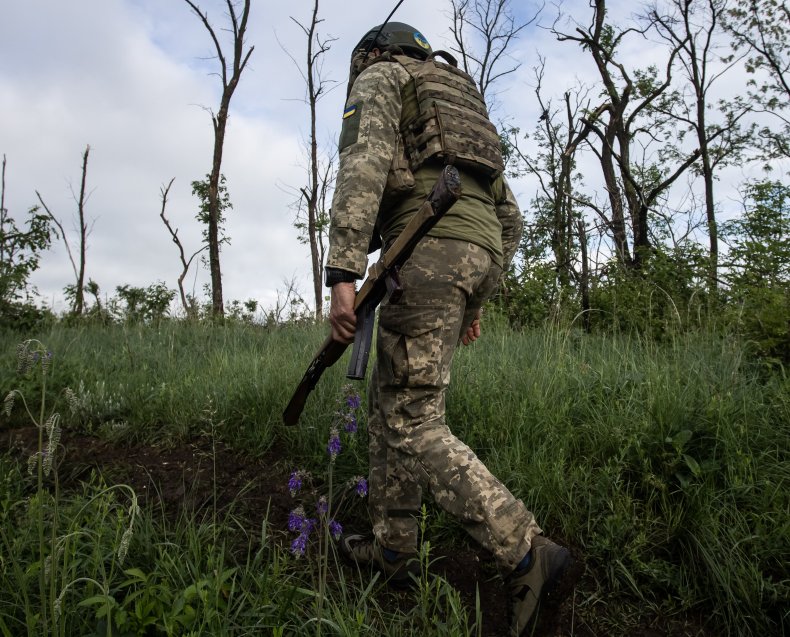 Một người lính Ukraine
